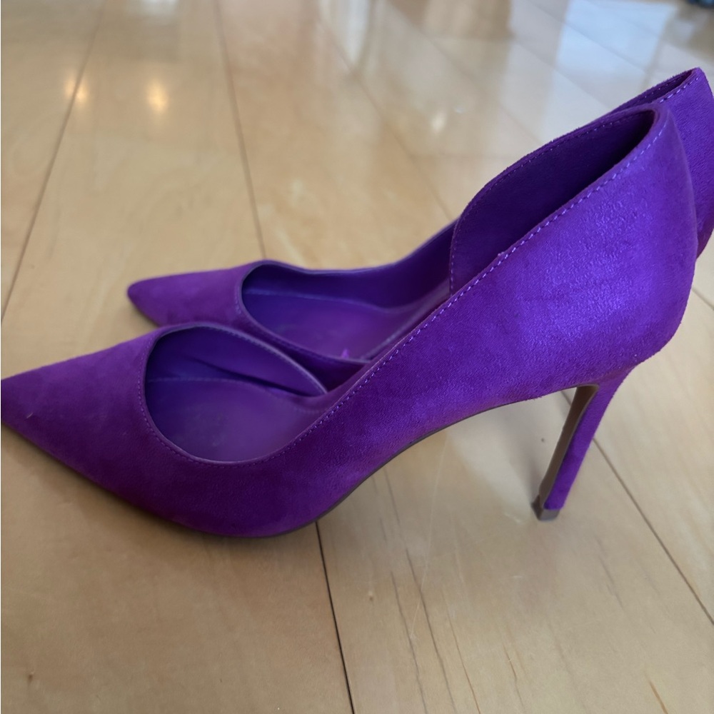 MNG Fusia Suede Women's Heels